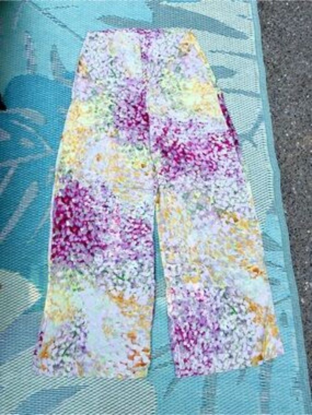 Wilfred Aritzia Donna Floral Wide Leg Pants
